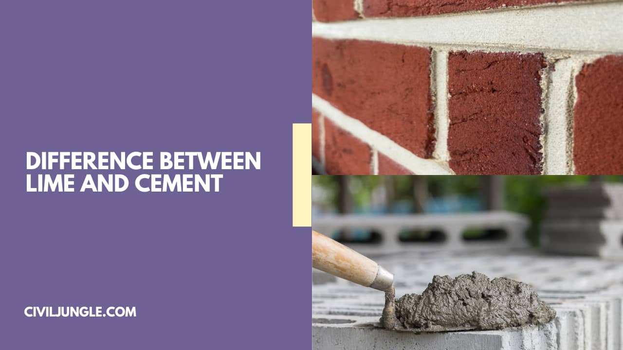 Difference Between Lime and Cement