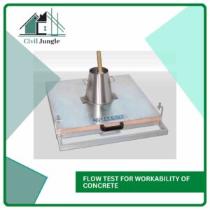 Flow Test for Workability of Concrete