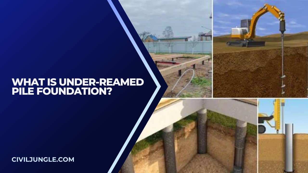 What Is Under-Reamed Pile Foundation