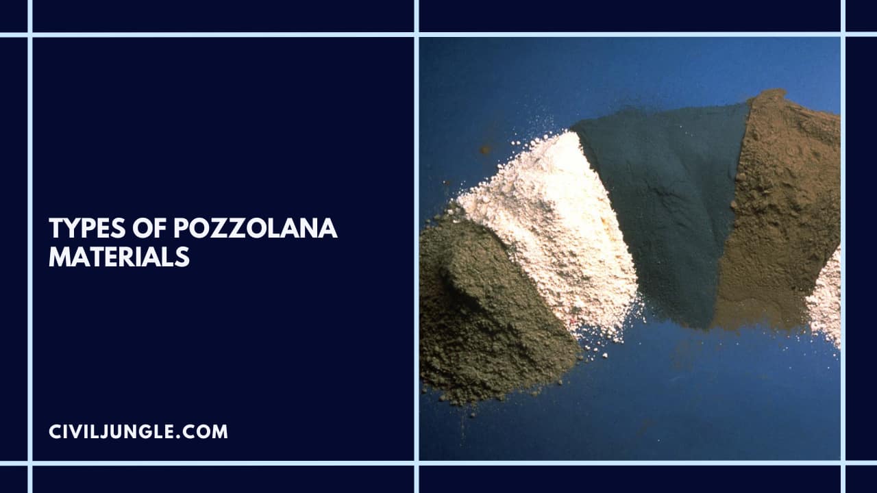 Types of Pozzolana Materials
