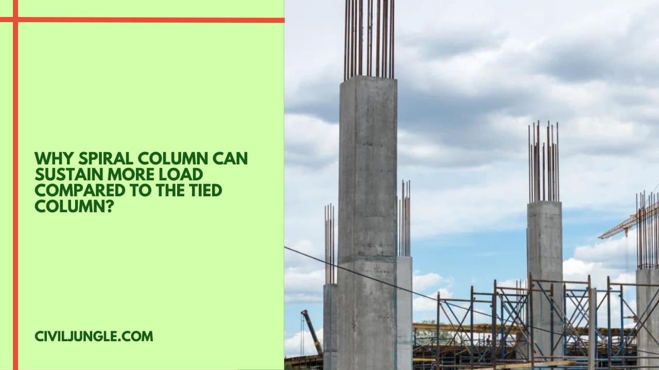 Why Spiral Column Can Sustain More Load Compared to the Tied Column?