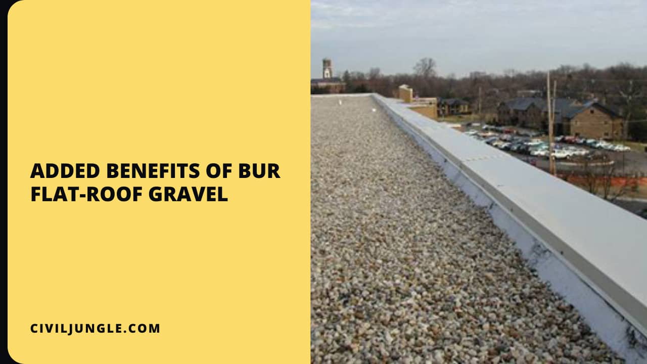 Added Benefits of Bur Flat-Roof Gravel