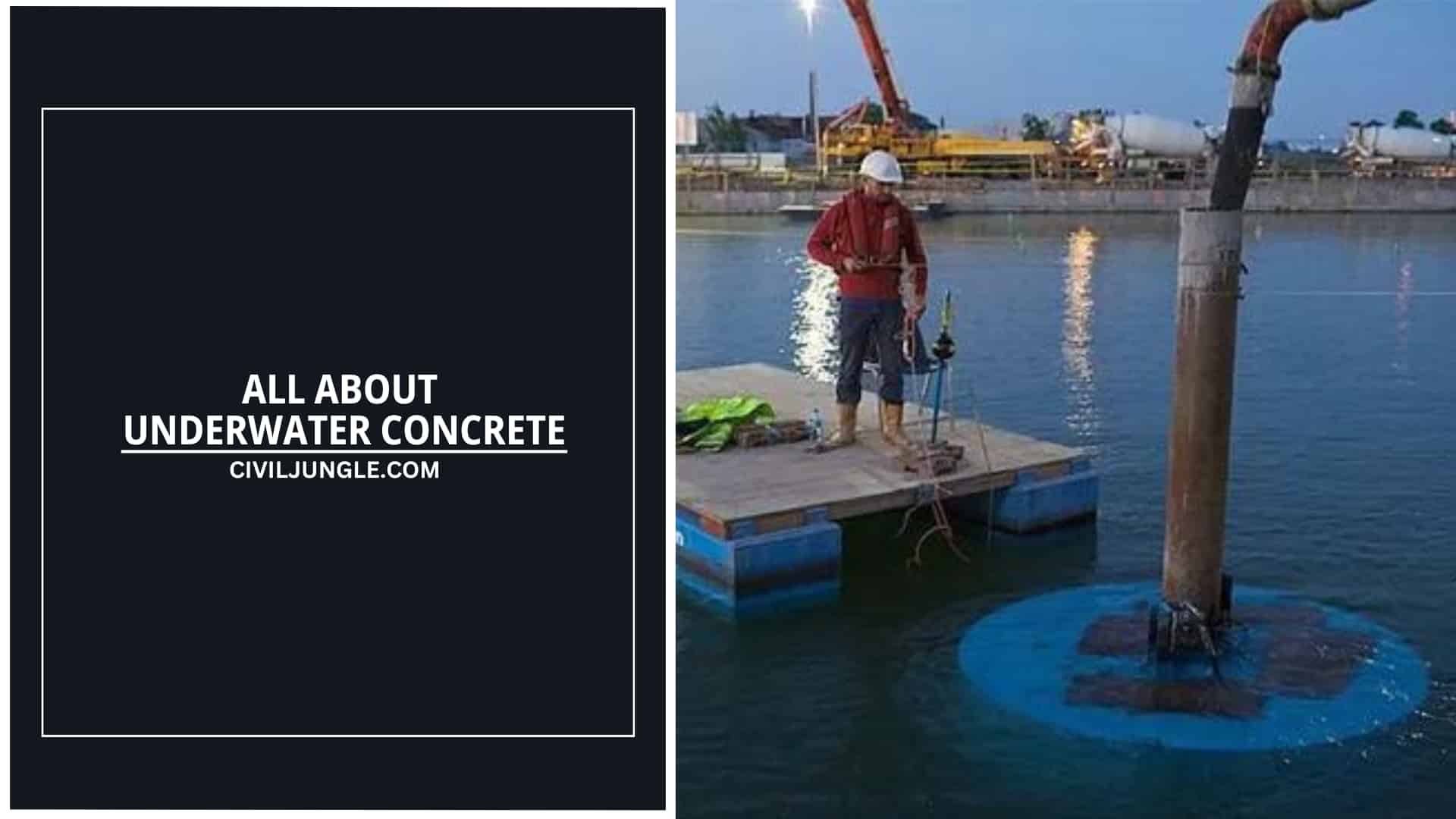 All About Underwater Concrete