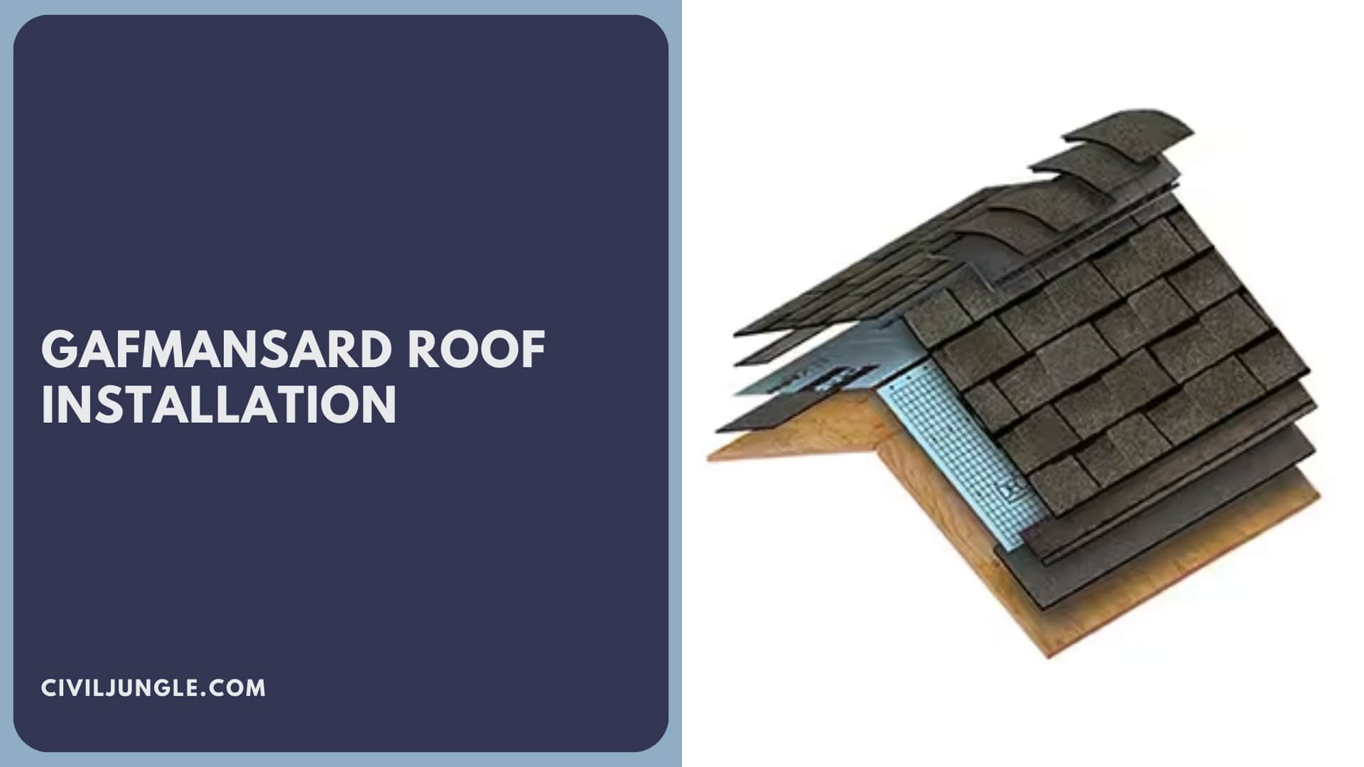 GAFMansard Roof Installation