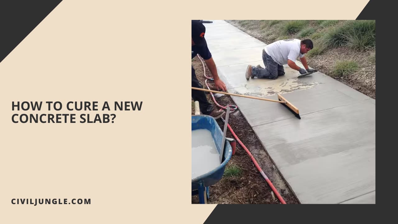 How to Cure a New Concrete Slab