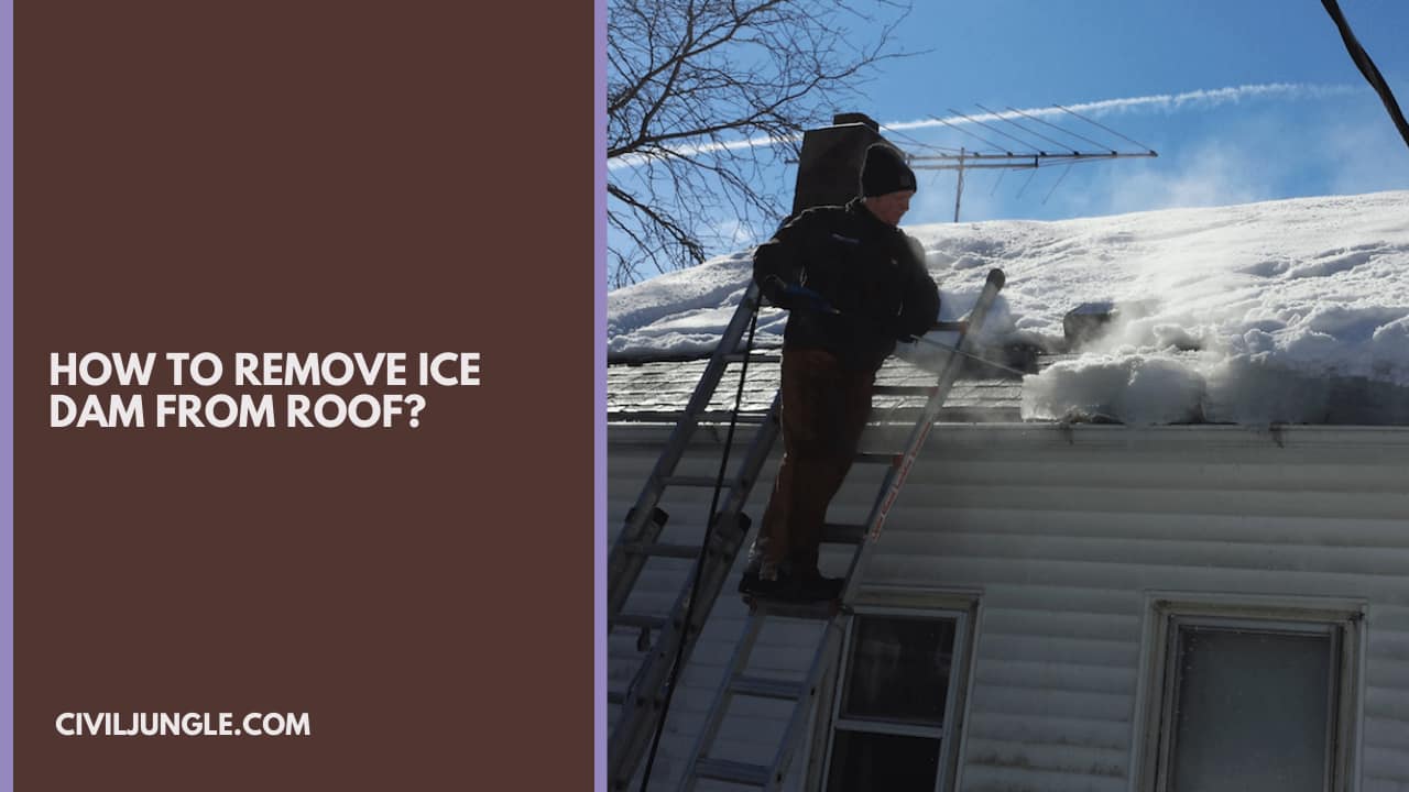 How to Remove Ice Dam From Roof
