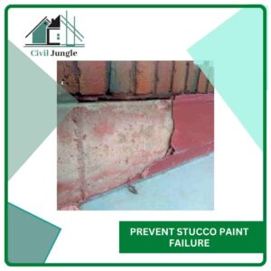 Prevent Stucco Paint Failure