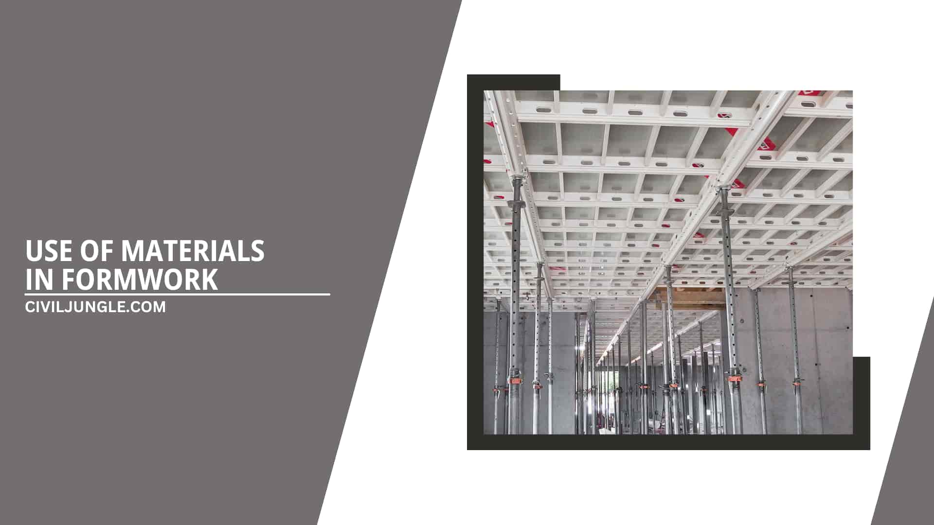 Use of Materials in Formwork