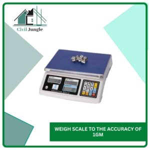 Weigh scale to the accuracy of 1gm