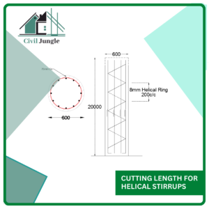 Cutting Length for Helical Stirrups