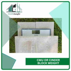 CMU or Cinder Block Weight