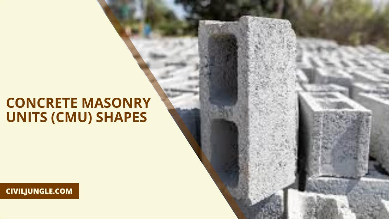 Concrete Masonry Units (CMU) Shapes