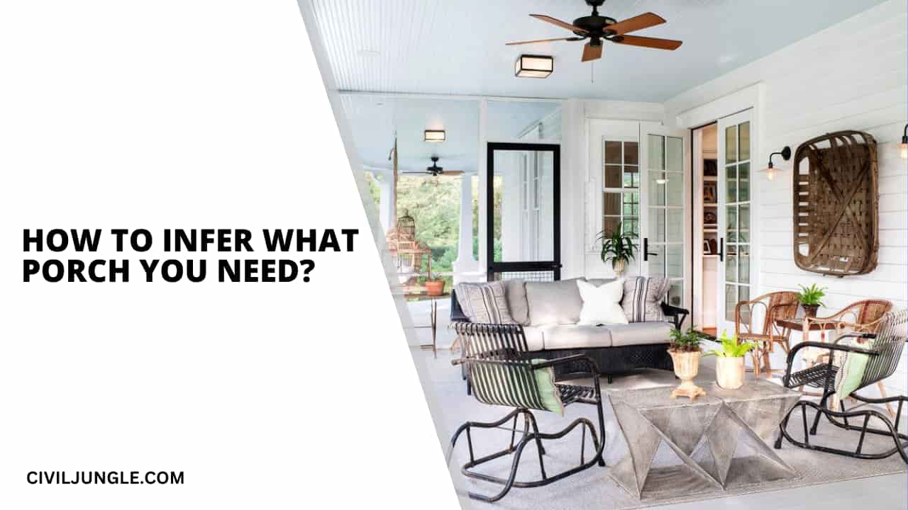How to Infer What Porch You Need?