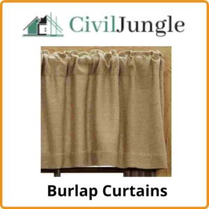 Burlap Curtains