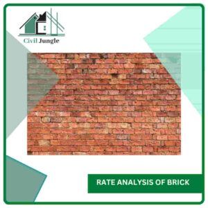 Rate Analysis of Brick