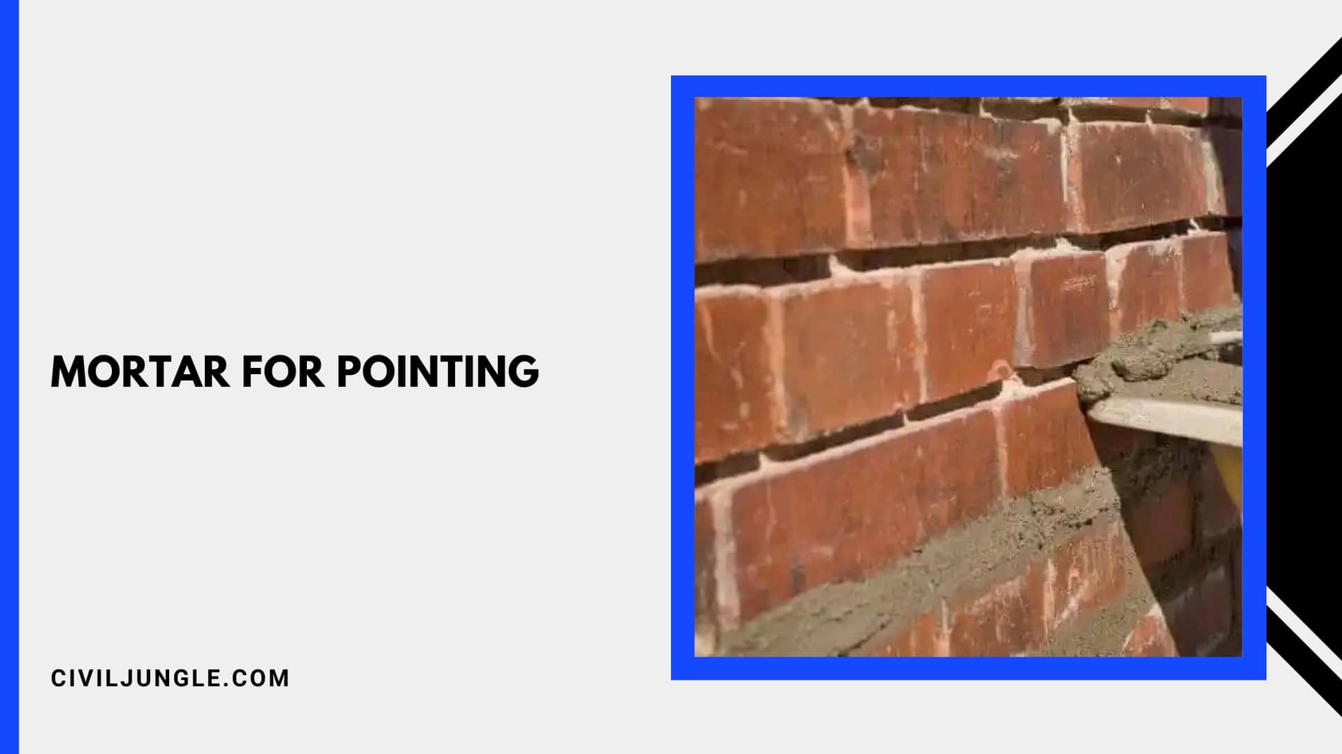 Mortar for Pointing