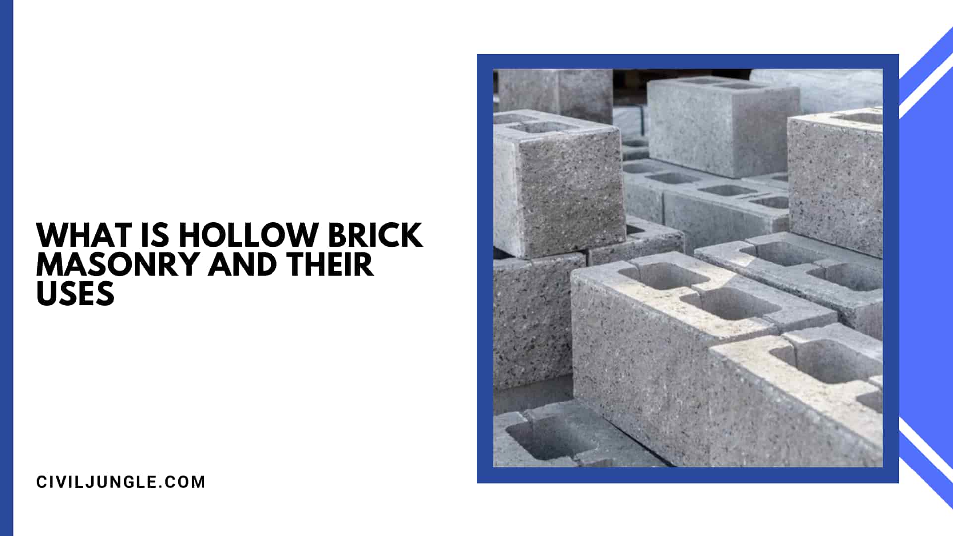 What Is Hollow Brick Masonry And Their Uses