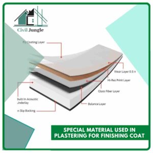 Special Material Used in Plastering for Finishing Coat