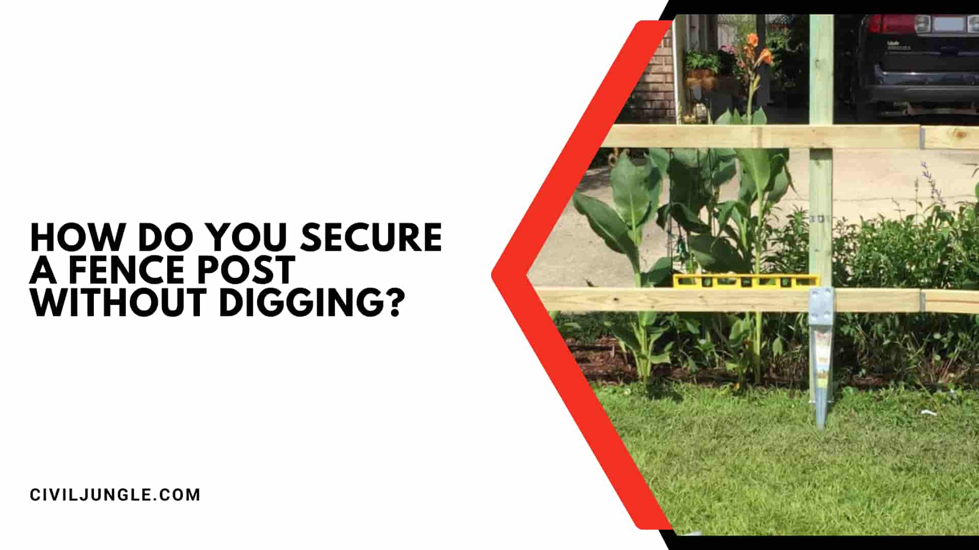 How Do You Secure a Fence Post Without Digging?
