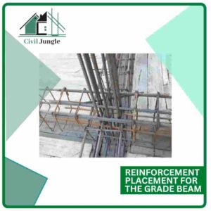 Reinforcement Placement for the Grade Beam