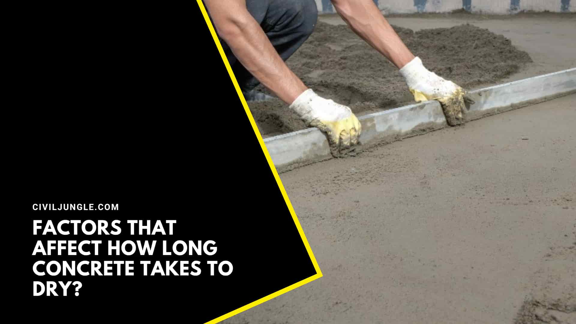 Factors That Affect How Long Concrete Takes to Dry?