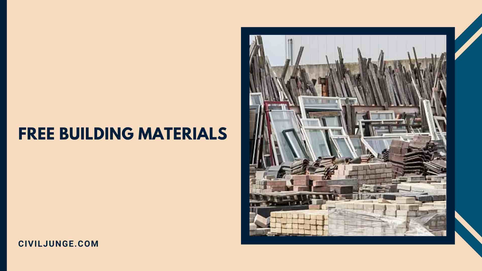 Free Building Materials