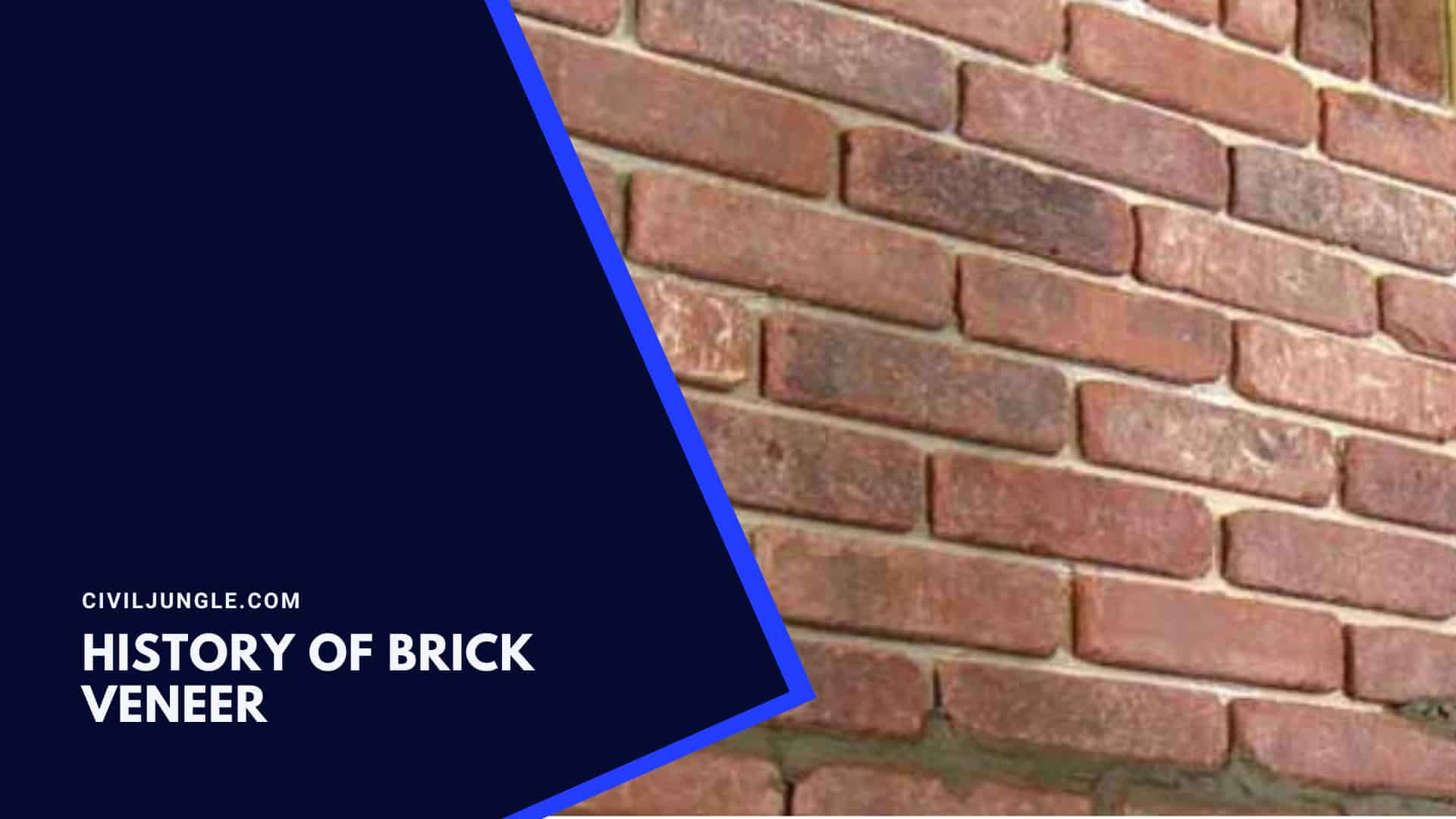 History of Brick Veneer