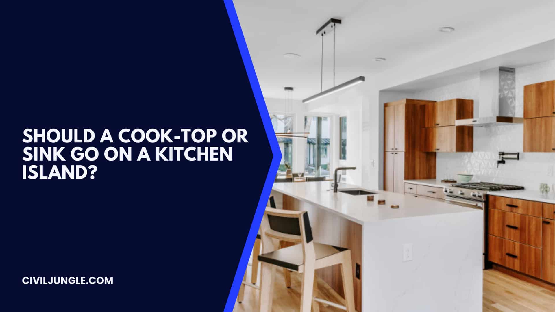 Should a Cook-Top or Sink Go on a Kitchen Island?