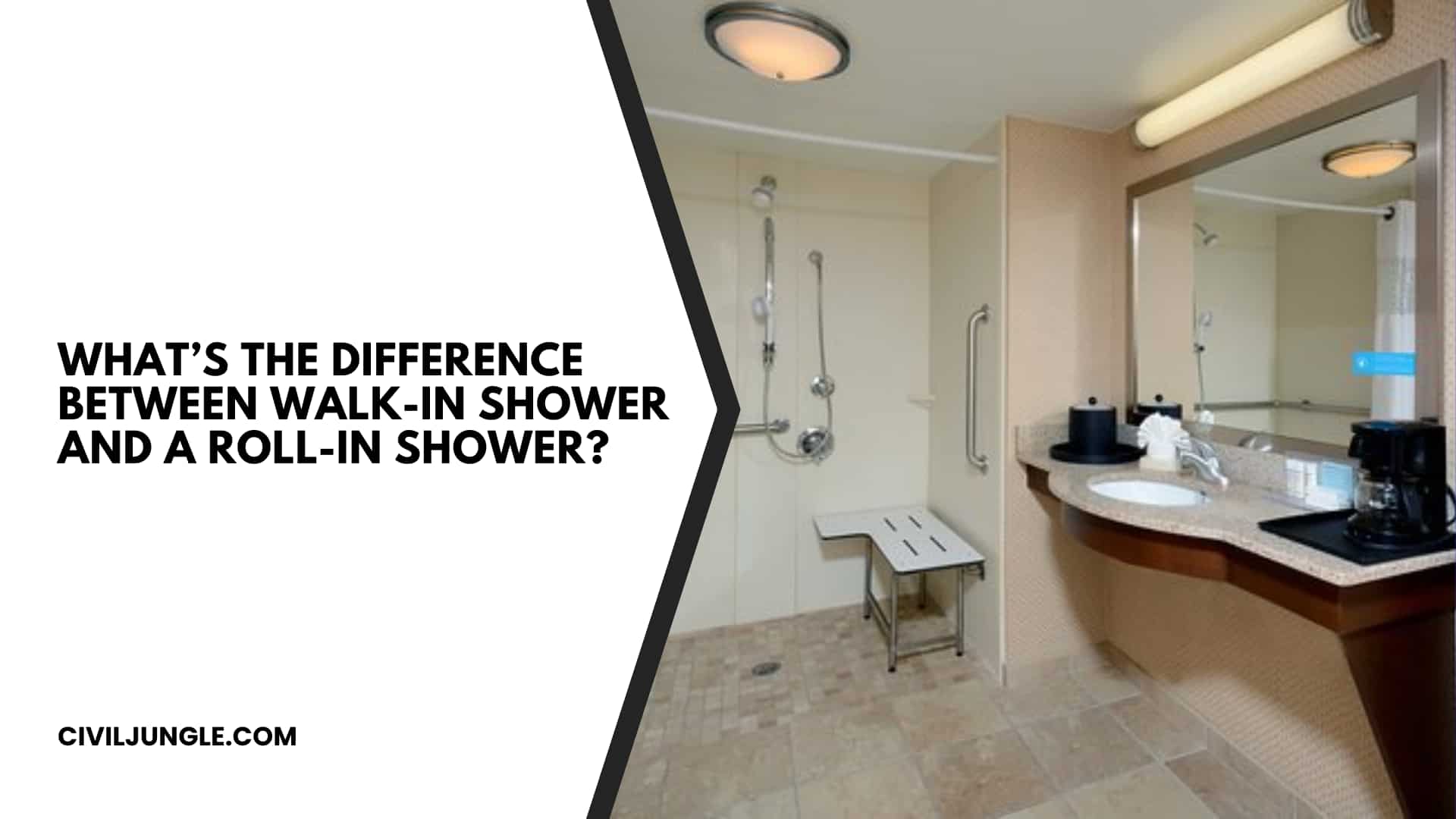 What’s the Difference Between Walk-in Shower and a Roll-in Shower?