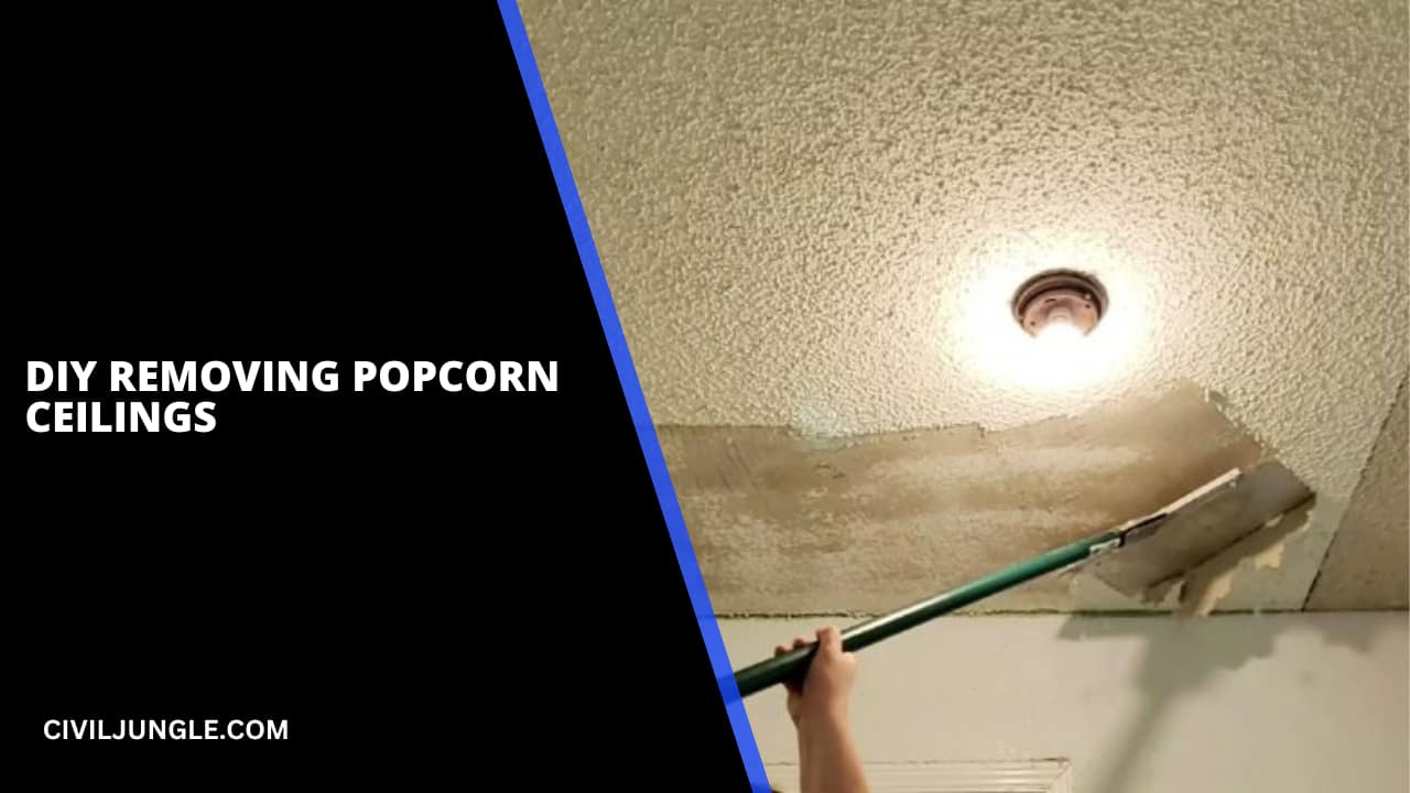 Diy Removing Popcorn Ceilings