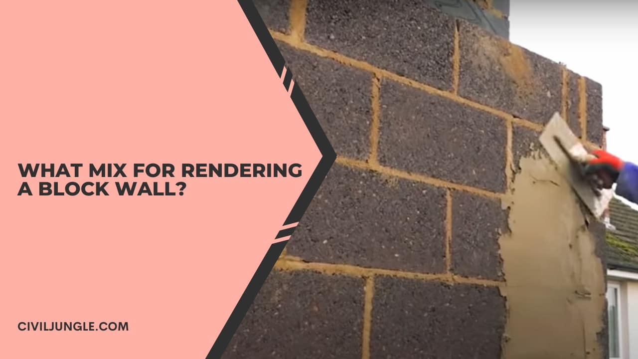 What Mix for Rendering a Block Wall