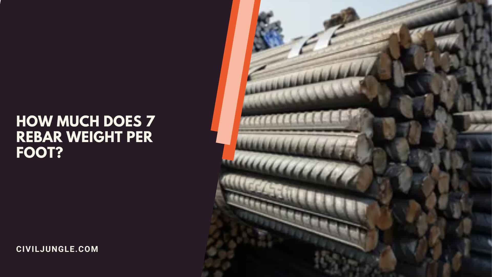 How Much Does 7 Rebar Weight Per Foot?