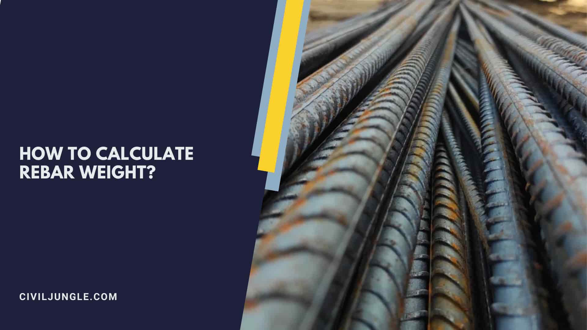 How to Calculate Rebar Weight?