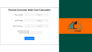 Poured Concrete Wall Cost Calculator
