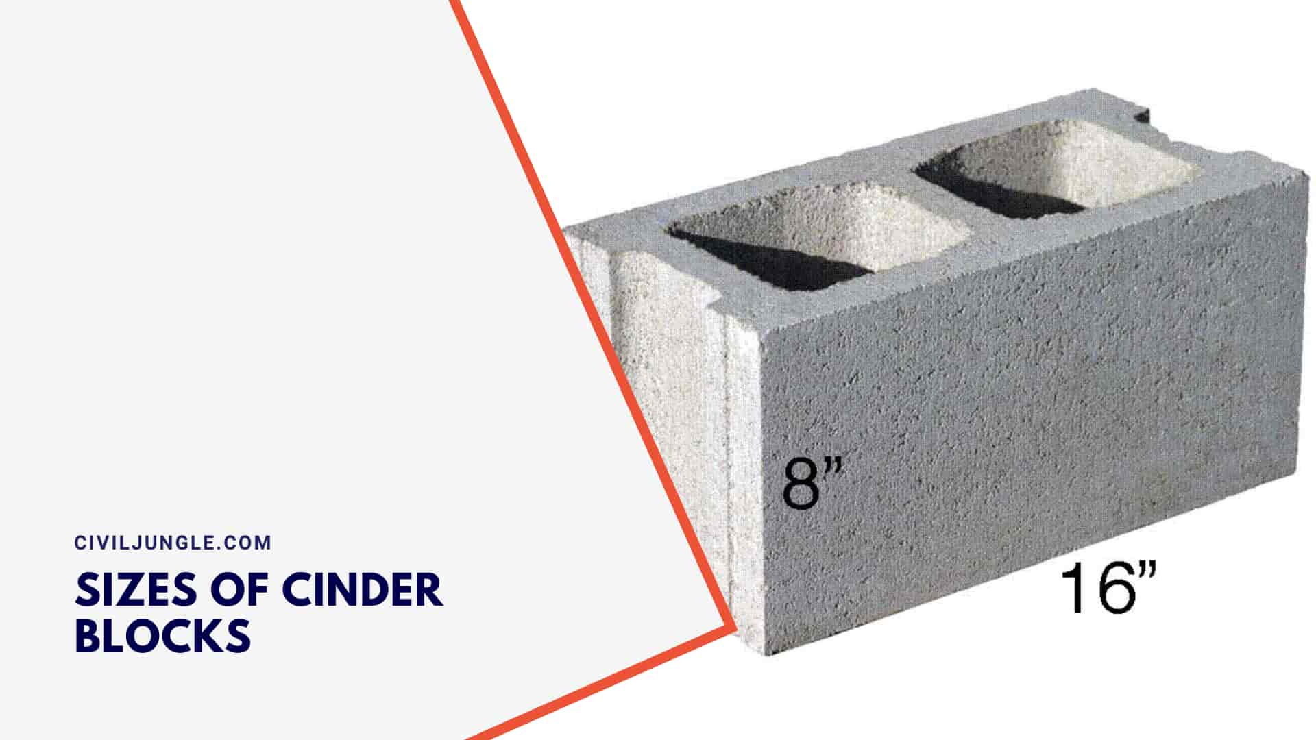 Sizes of Cinder Blocks