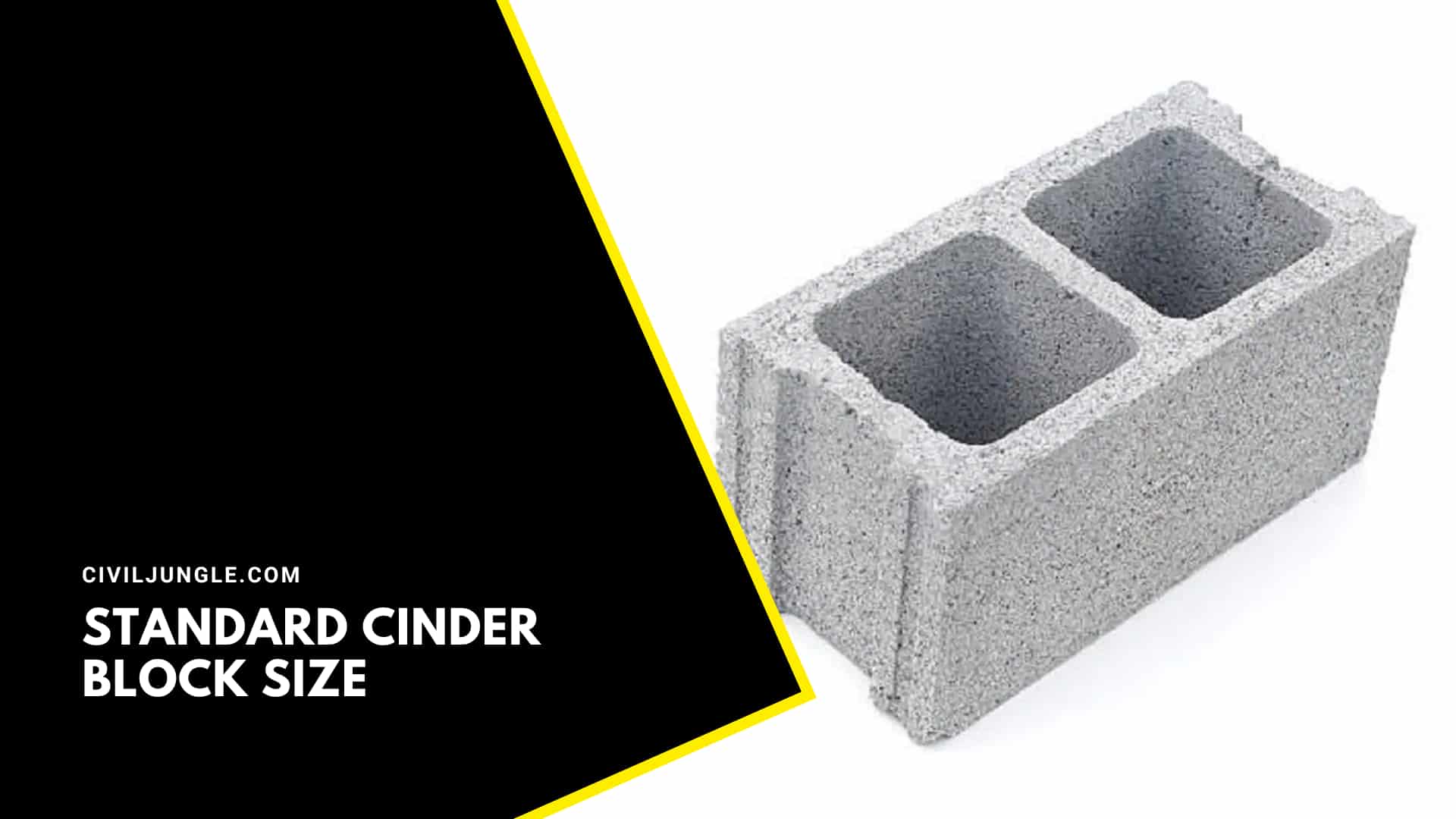 Standard Cinder Block Size