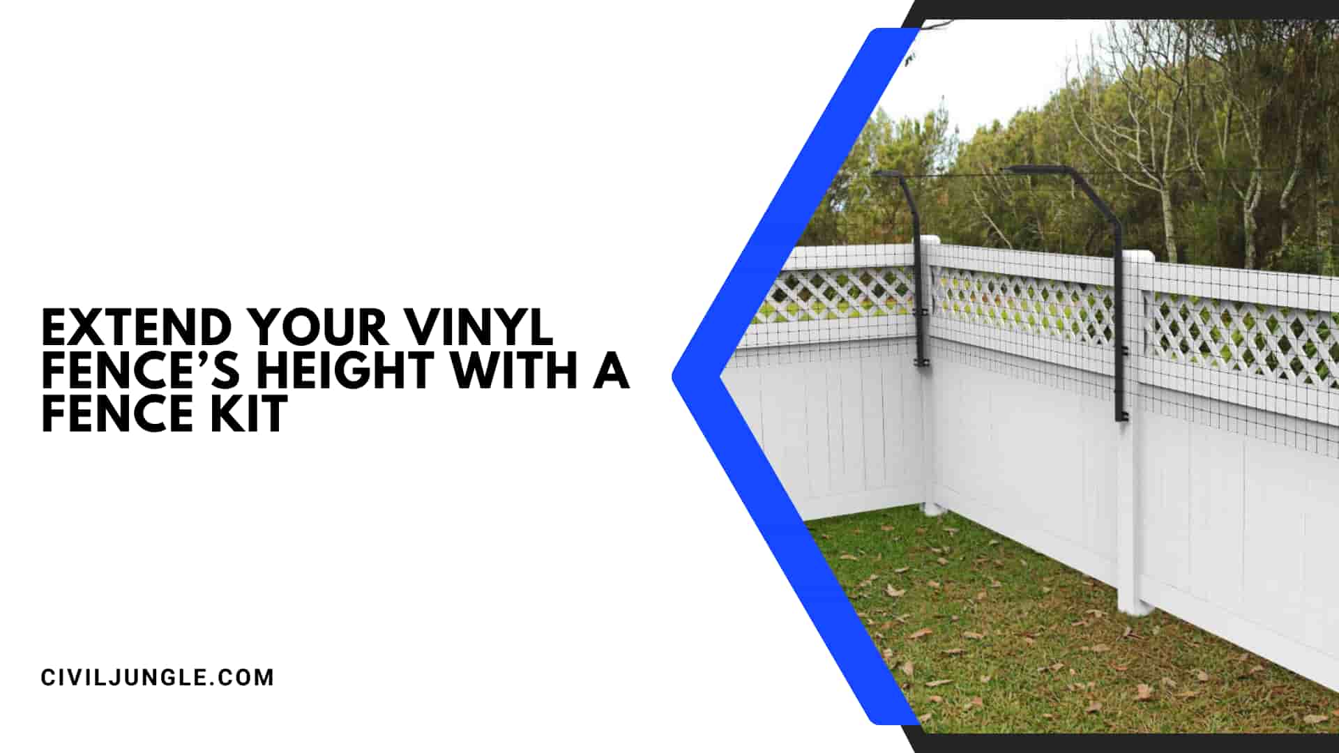 Extend Your Vinyl Fence’s Height with a Fence Kit