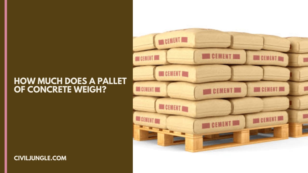 How Much Does a Pallet of Concrete Weigh?