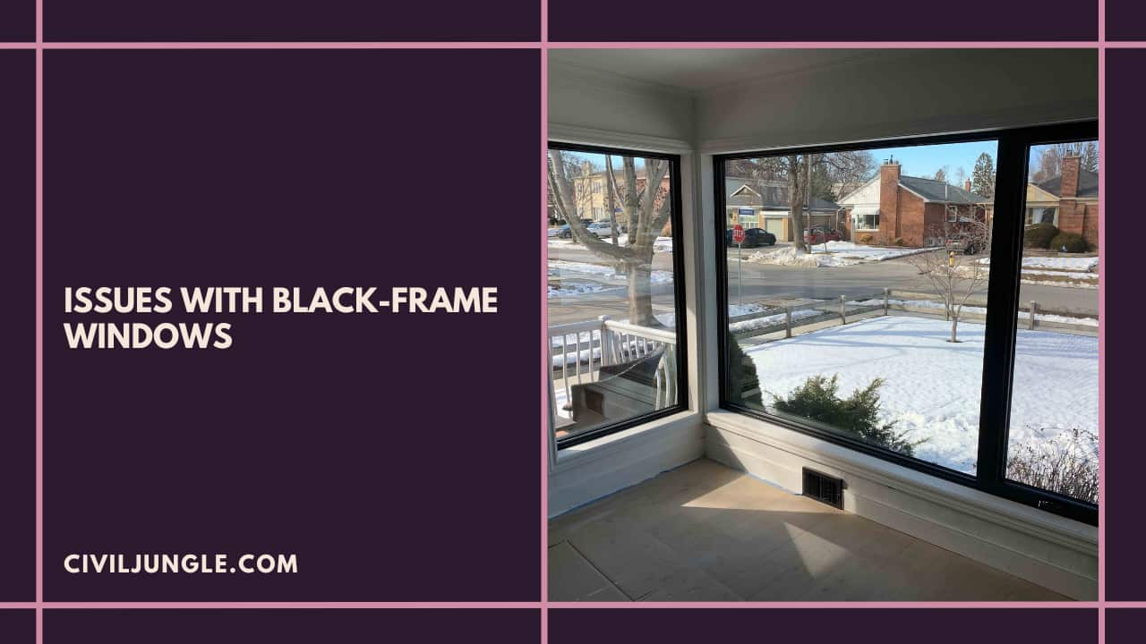 Issues with Black-Frame Windows