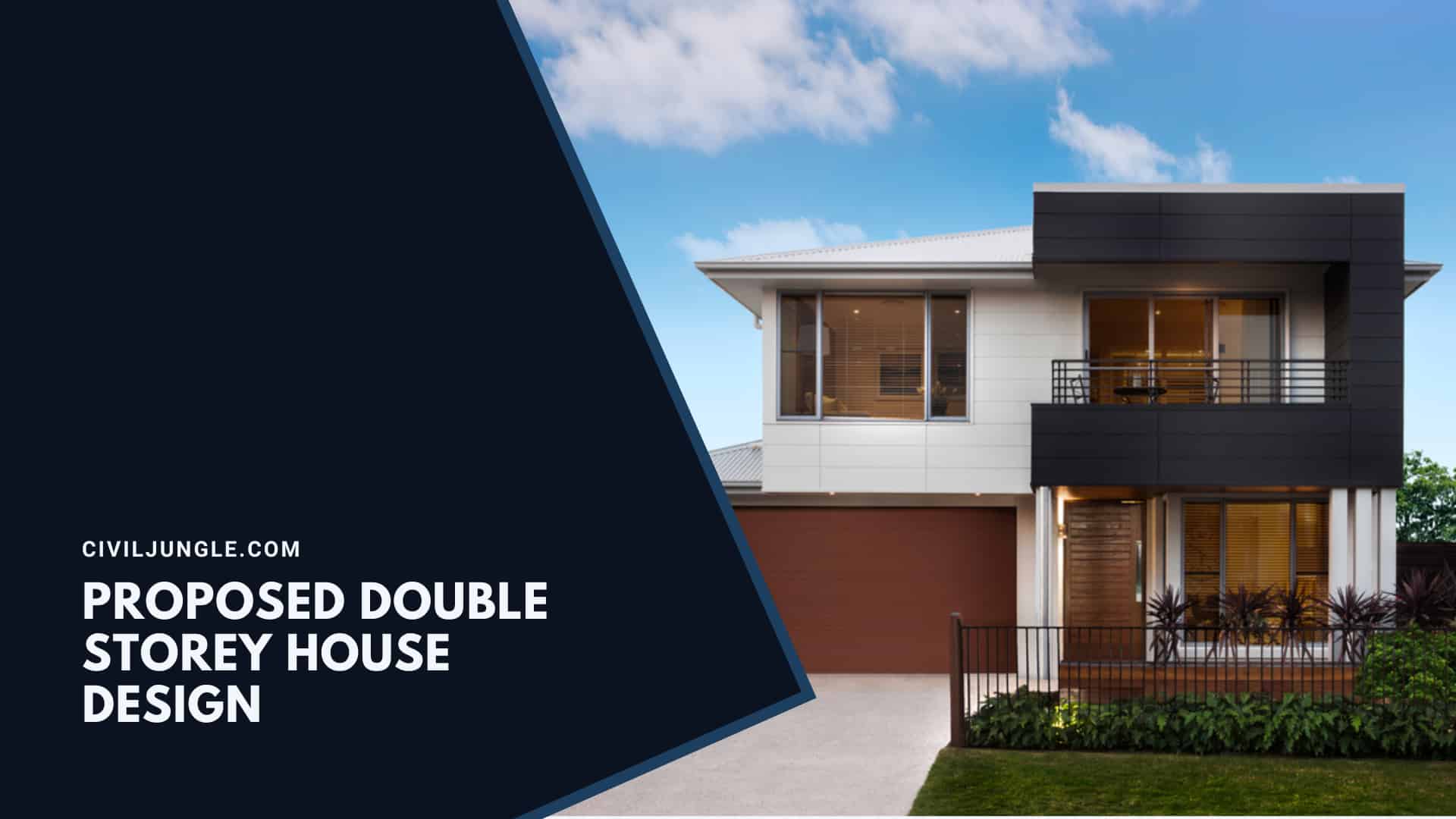 Proposed Double Storey House Design
