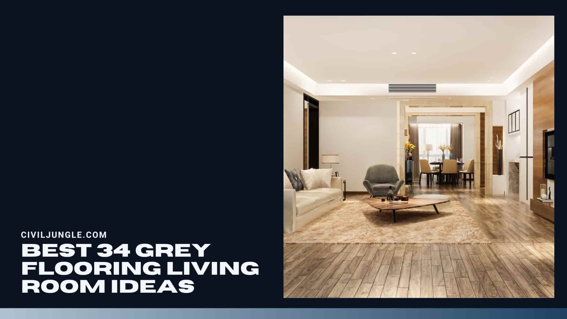Best 34 Grey Flooring Living Room Ideas