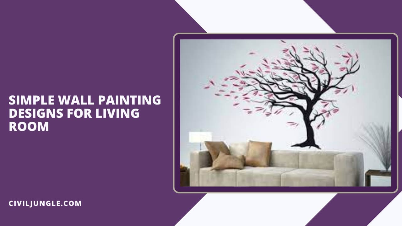 Simple Wall Painting Designs for Living Room