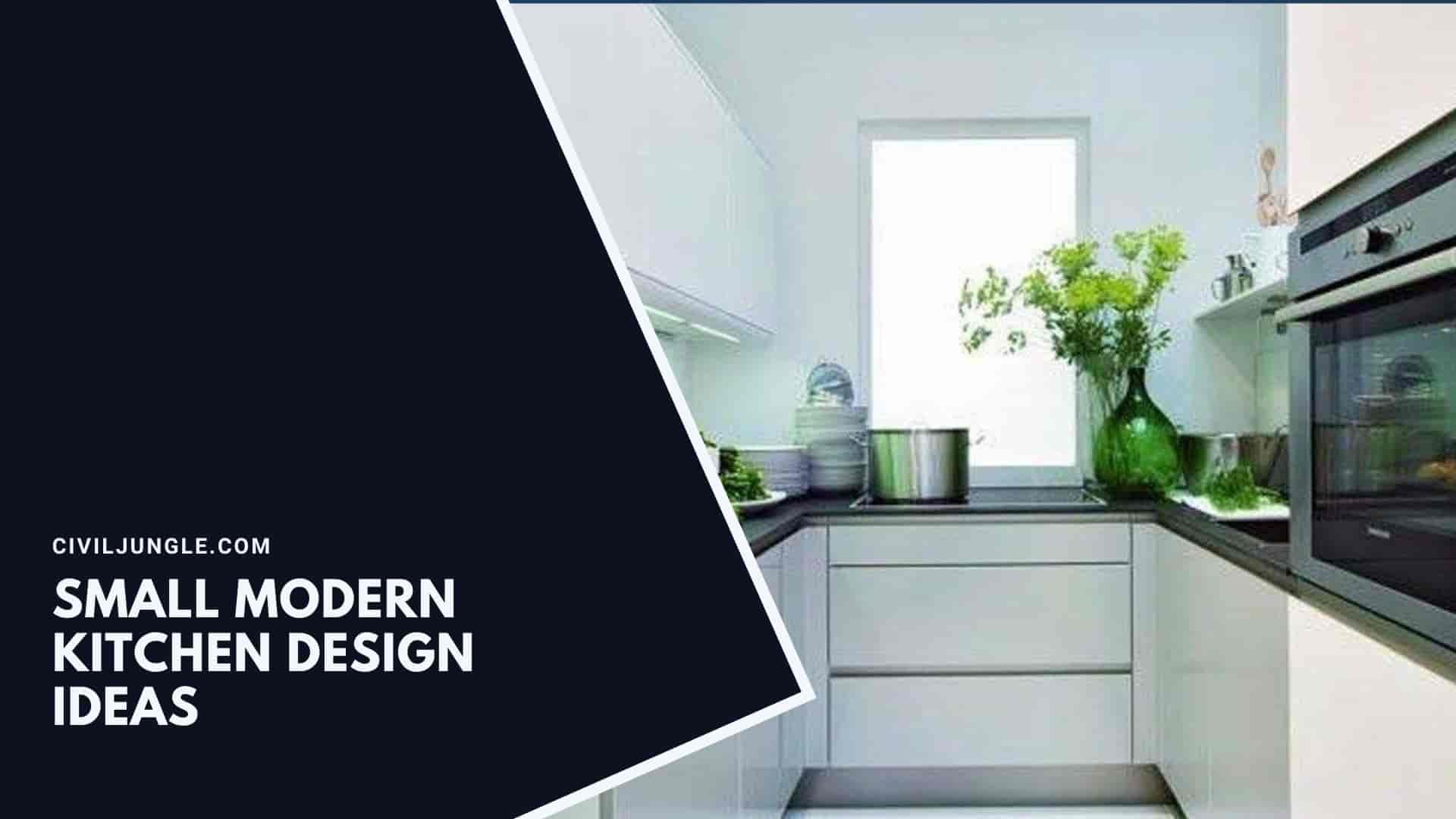 Small Modern Kitchen Design Ideas