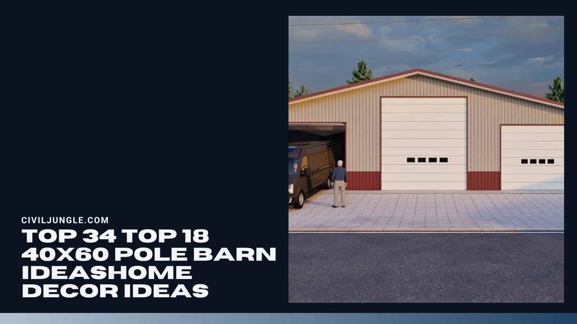 Top 18 40x60 Pole Barn Ideas