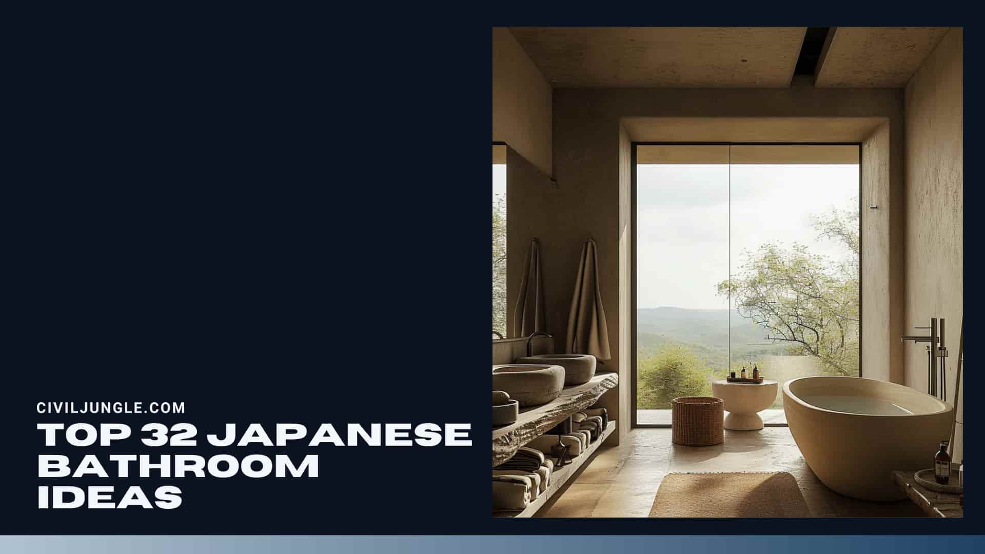 Top 32 Japanese Bathroom Ideas