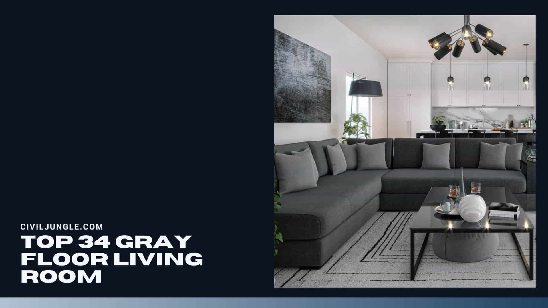Top 34 Gray Floor Living Room