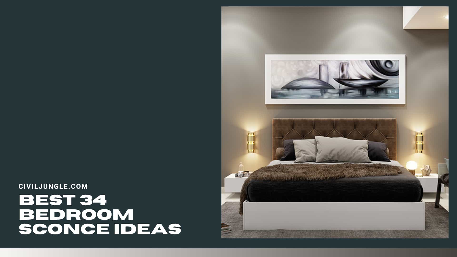 Best 34 Bedroom Sconce Ideas