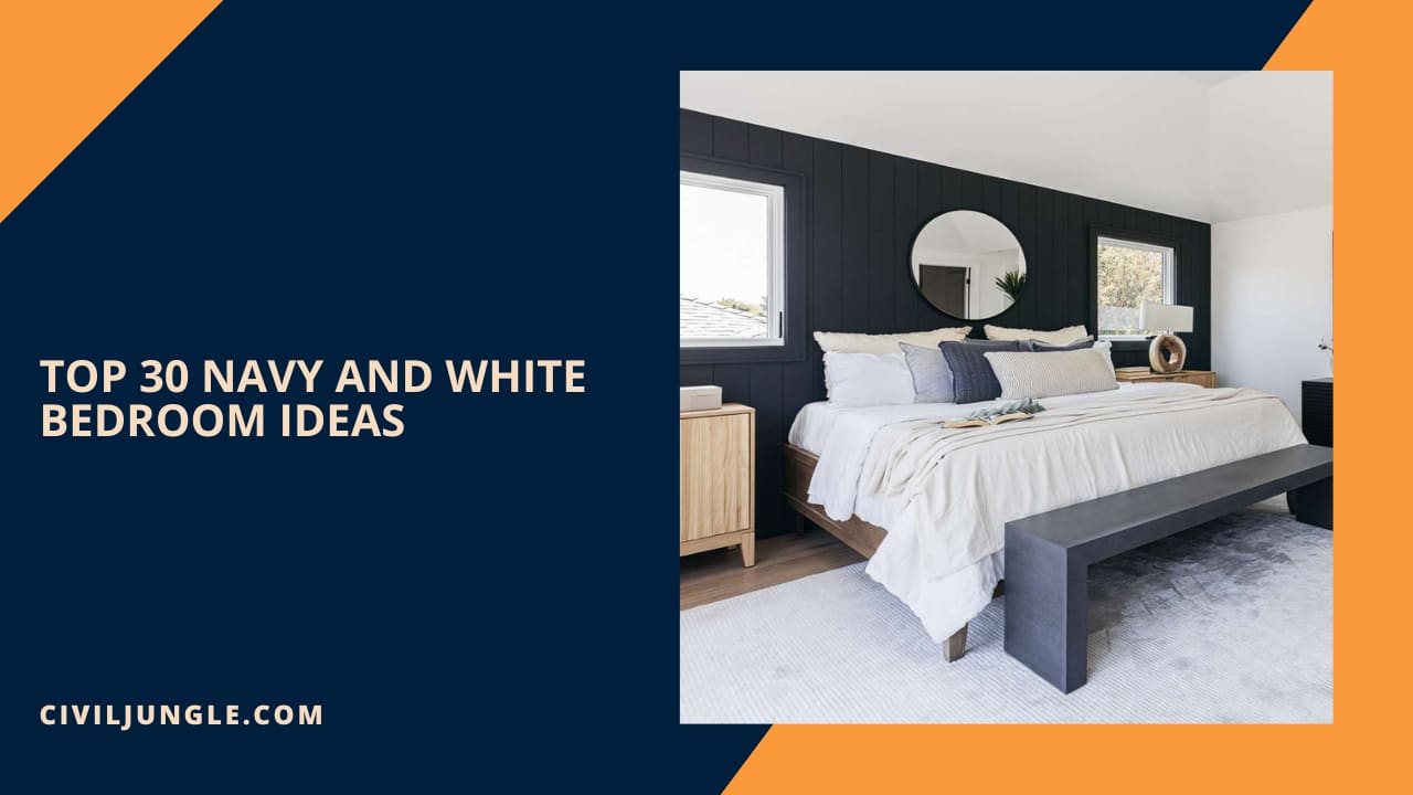 Top 30 Navy and White Bedroom Ideas