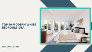 Top 40 Modern White Bedroom Idea