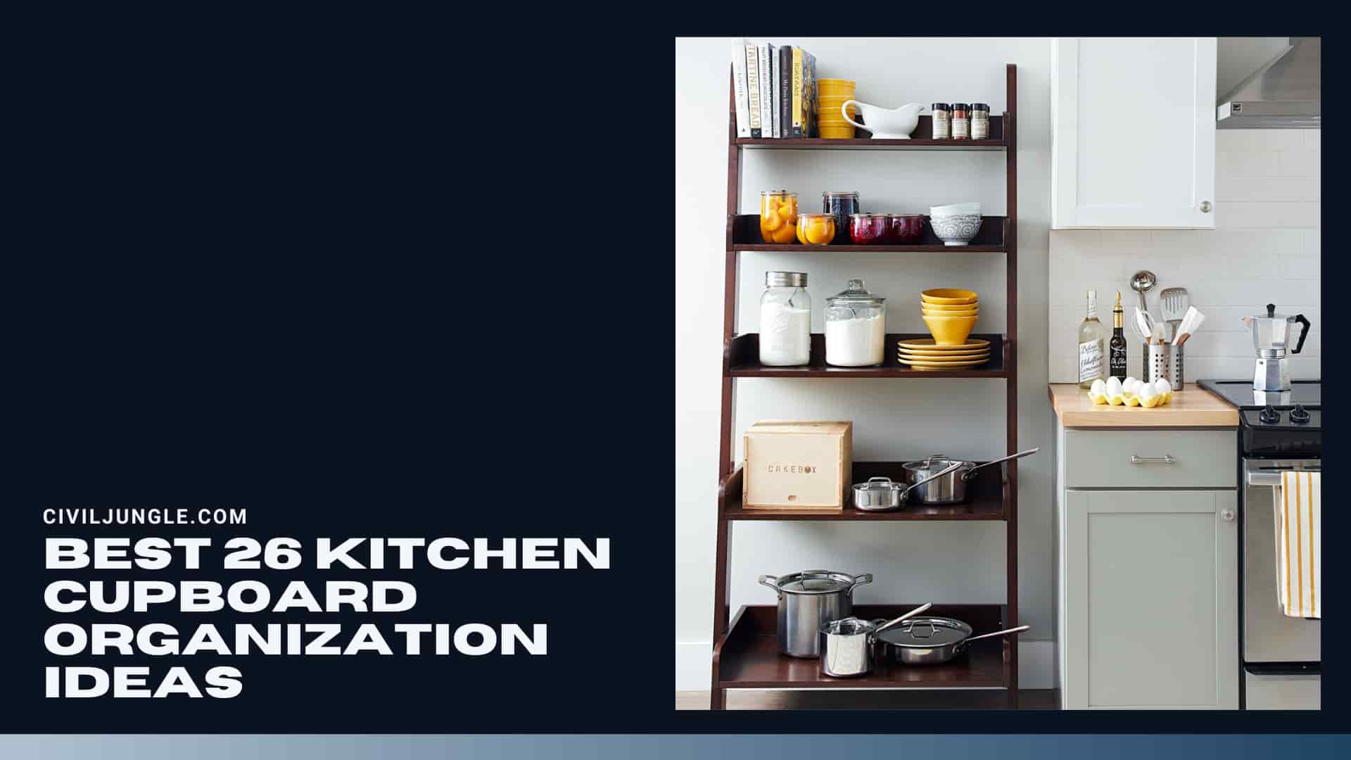 Best 26 Kitchen Cupboard Organization Ideas